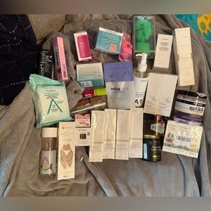 Skincare and Beauty Product Lot of 30 NEW $355 Retail Briogeo, Almay, NYX, Anua